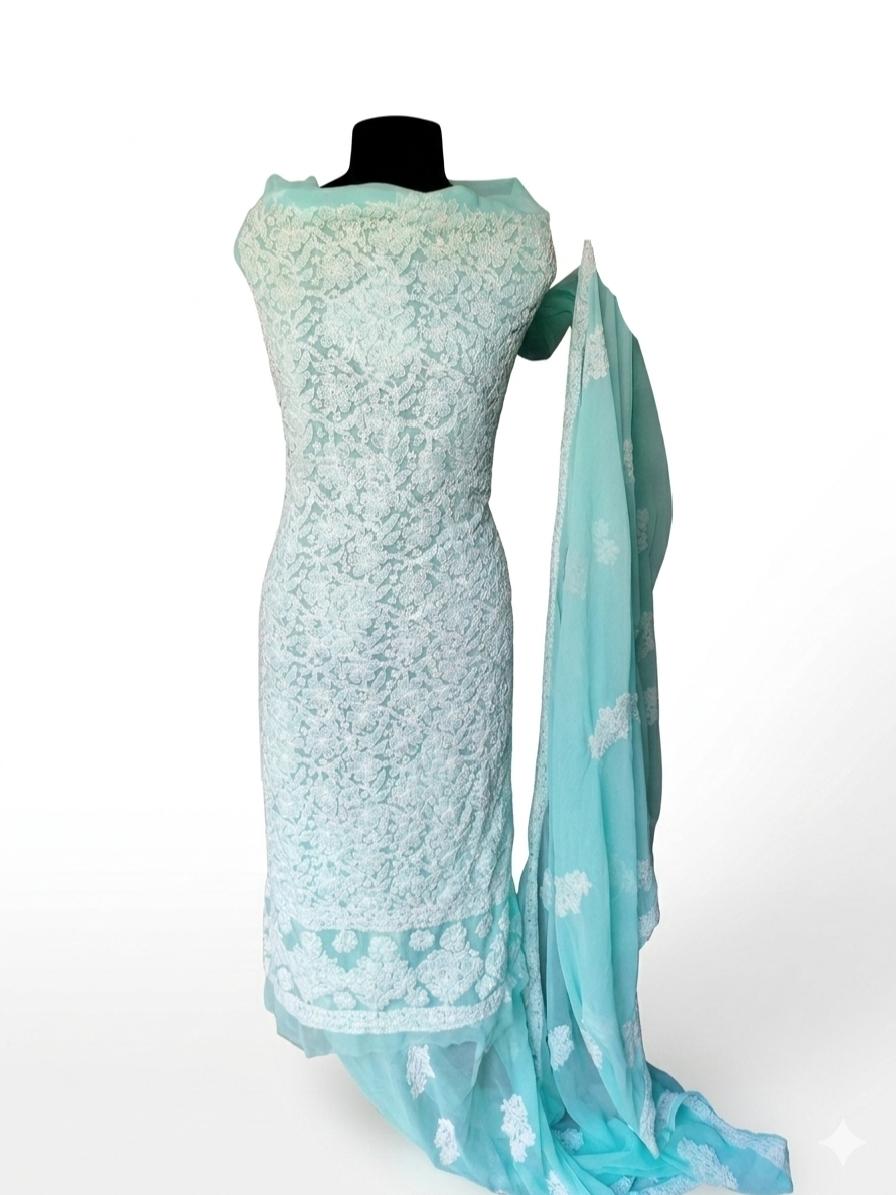 Chiffon three peice running fabric - Image 1