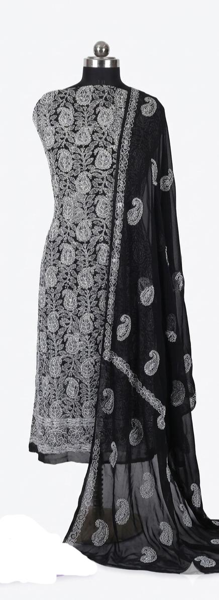 Chiffon three peice black - Image 1