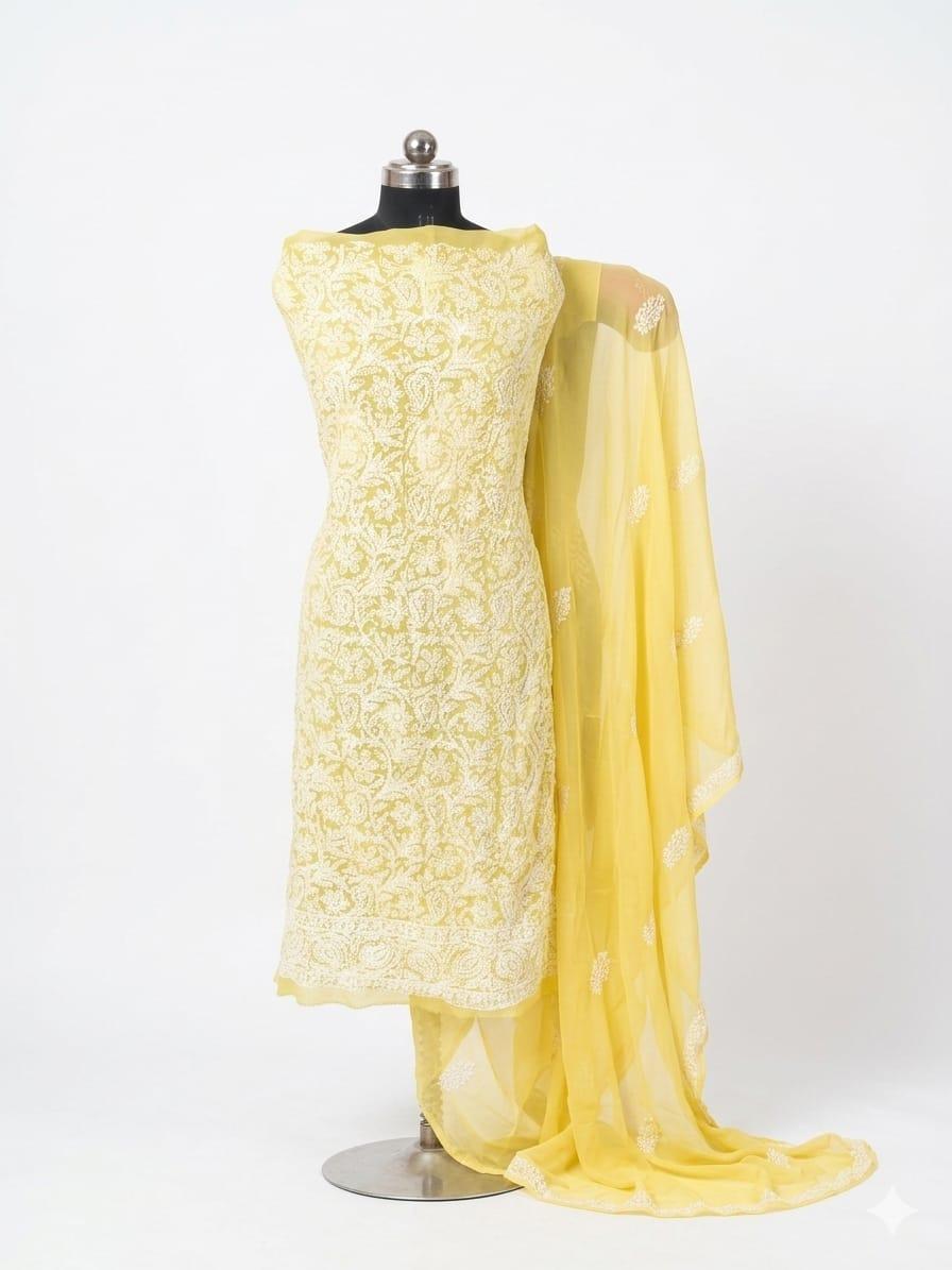 Chiffon three peice lemon - Image 1
